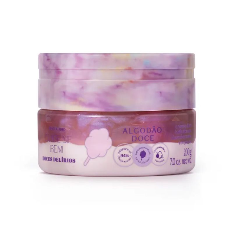 CREME DUO DESODORANTE HIDRATANTE CORPORAL CUIDE-SE BEM DOCES DEL�RIOS 200G